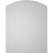 Ekena Millwork Arch Top Surface Mount PVC Gable Vent: Functional, w/ 3-1/2"W x 1"P Standard Frame, 22"W x 28"H GVPAR22X2801SF - alternate 2